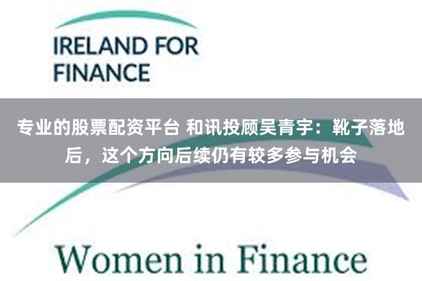 专业的股票配资平台 和讯投顾吴青宇：靴子落地后，这个方向后续仍有较多参与机会