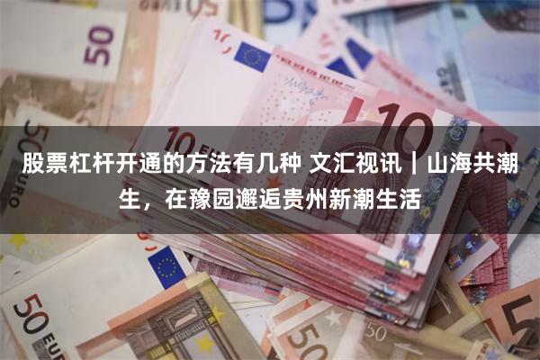 股票杠杆开通的方法有几种 文汇视讯｜山海共潮生，在豫园邂逅贵州新潮生活