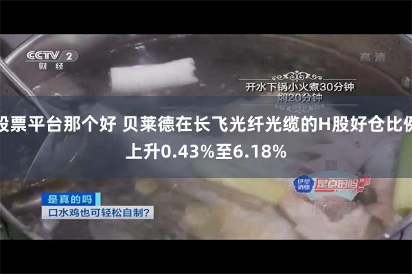 股票平台那个好 贝莱德在长飞光纤光缆的H股好仓比例上升0.43%至6.18%